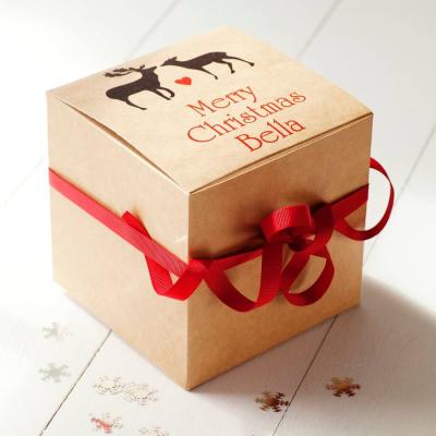 China Handmade Georgia Christmas Stationery Gifts Paper Packing Boxes for sale