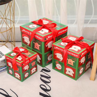 China Handmade Louisiana Fabric Boxes Christmas Gifts Paper Packing Box for sale