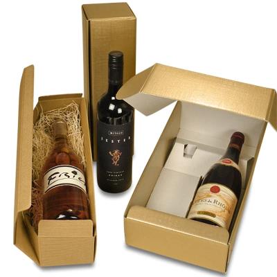 China Handmade Luxury Paper Case Solutions For Champagne Gift Box Packaging for sale