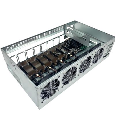 China With fan high quality 12GPU game computer case with ONDA B250 D12P-D3 motherboard gpu computer chassis for sale