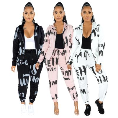 China 2021 New Arrival QUICK DRY Women Two Piece Set Clothing Set 2 Piece Set Solid Top Women Pants Two Piece Set for sale