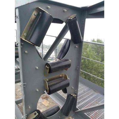 China Tubular Rubber Environmental Protection China Rubber Pipe Conveyor Belt for sale