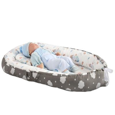 China Disposable Embroidered Baby 100% Cotton Sleep Folding Mattress Disposable For Baby for sale