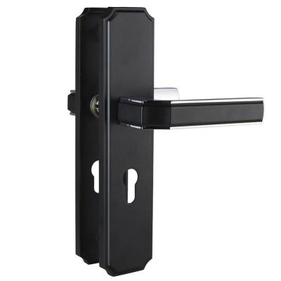 China High Quality Durable Matte Black Gloss Chrome Door Modern Wooden Door Locks Handle for sale