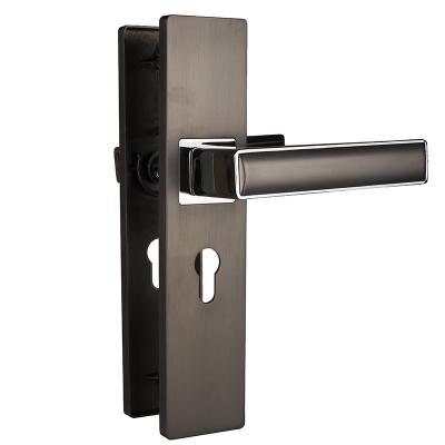 China Modern Professional Manufacturer Security Zinc Alloy Door Handle Set For Home for sale