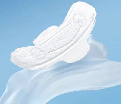 China Silky Soft Heavy Absorbency Sanitary Napkins With Wings for sale