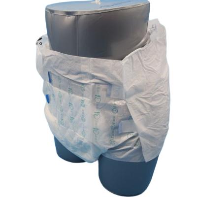 China Freely Sample Medium Size Soft Backsheet Adult Diaper for Heavy Absorbency for sale