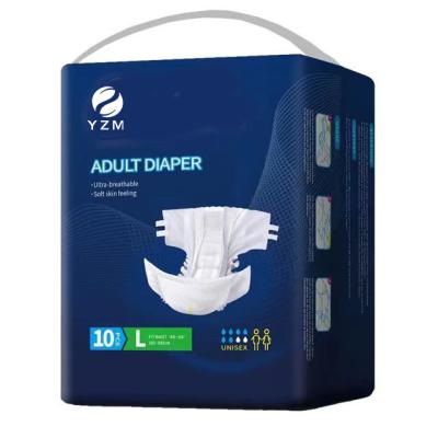 China Disposable Adult Diaper Briefs Latex Free Ultra Absorbent Protection with Wetness Indicator for Men and Women for sale