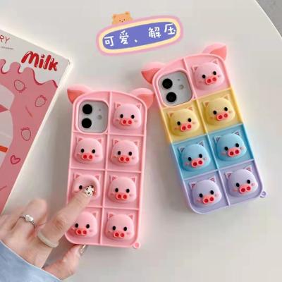 China Shockproof 3D Cartoon Soft Silicone Phone Case For iPhone 12 11 6 6s 7 8 pro X XR XS Max 2020 Plus Cover for sale