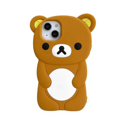 China Shockproof 3D Cartoon Soft Silicone Phone Case For iPhone 12 11 6 6s 7 8 pro X XR XS Max 2020 Plus Cover for sale