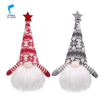 China Plush Christmas Ornaments Gnome Hanging Plush Santa Figurine Holiday Birthday Gifts For Party Home Decors for sale