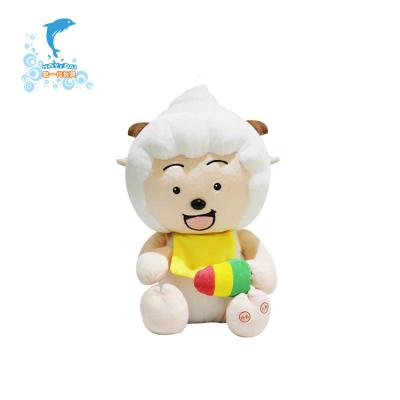 China Wholesale funny crystal super soft velboa plush and soft toy doll lazy sheep for sale