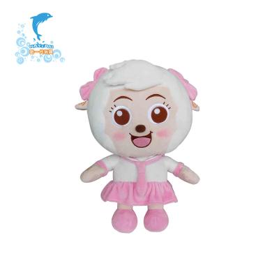 China Realistic Mini White Sheep Plush Goat Toy Lamb Plush Toy from Dongguan Plush Toy Supplier for sale