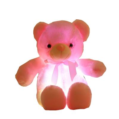 China Custom Stuffed Plush Toy Bear With Light From Plush OEM Factory for sale