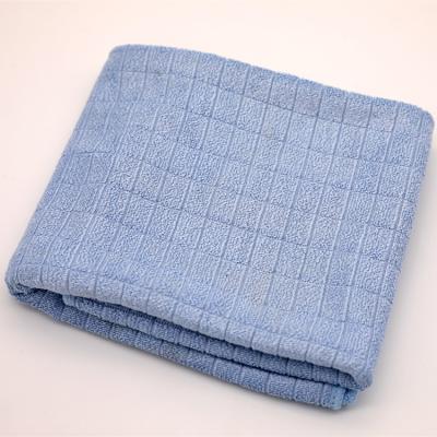 China Good Quality Sustainable Shining Towel 16inch Microfiber Cloth Weft Cleaning for sale