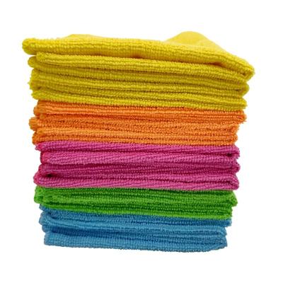 China Sustainable Quality Super Absorbent Kitchen Super Nice Microfiber Cleaning Edgeless Cloth for sale