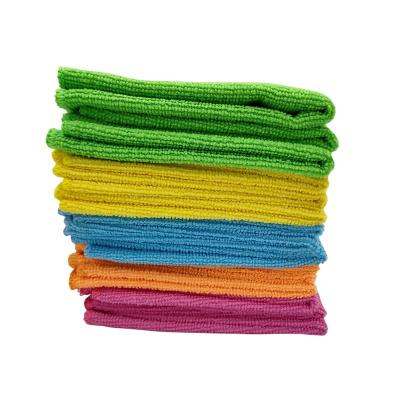 China Viable Quality Super Absorbent Microfiber Towel Nice 12x12 Washing Cleaning Cloth for sale