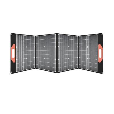 China Wholesale price folding 3BB/5BB/6BB solar cells panel home energy storage system emergency use 100w monocrystalline solar panels EB-120P for sale