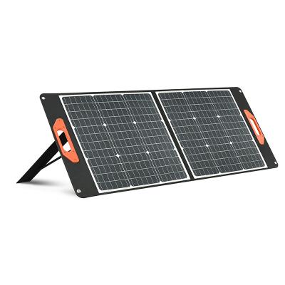 China Power Charger 100w Monocrystalline Collapsible Portable Waterproof Solar Panel For Power Station Portable Outdoor Charging UB-100 for sale