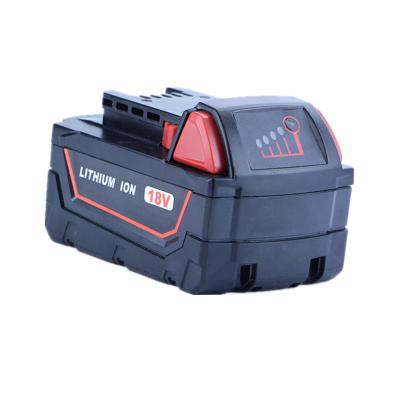 China Machine- Supplier Wholesale 18V 5.0Ah M18 Fit For Machine Tools Cordless Replacement Milwaukee Rechargeable Lithium Ion Batteries for sale