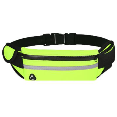 China Hot Water Proof Running Waist Pack For Women Running Belt For Phone With Bottle Holder Sports Waist Running Bag for sale