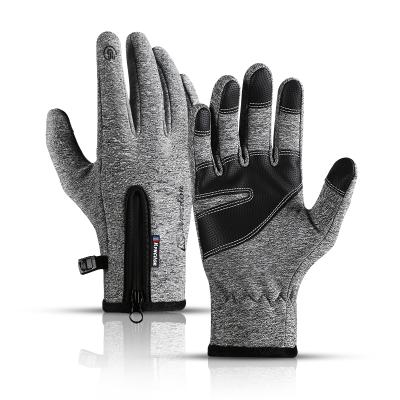 China Lanhu Flexible Full Winter Finger Warm Keeping Gloves Bike Cycling Gloves Touch Screen Riding Gloves for sale