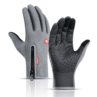 China Flexible Warm Retention Gloves Cycling Gloves Touch Screen Gloves Full Finger Lanhu Cycling Winter Winter Unisex for sale