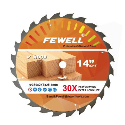 China CTT 350*3.2/2.2*24T*25.4 High Quality Wood Circular Saw Blade For Wood Cutting for sale