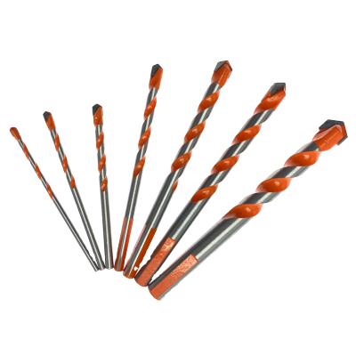 China Multifunctional (3mm, 4mm, 5mm, 6mm, 8mm, 10mm, 12mm) Triangle 7pcs Concrete Spiral Handle Drill Bit Bit General Purpose for sale