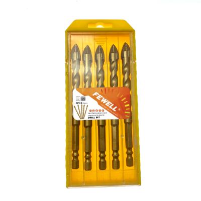 China Cross Tip Spiral Tile 12mm Diameter Extension Spiral Hex Leg Arrow Tile Glass Drill Bit for sale