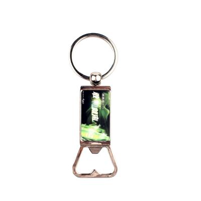 China 2021 Qualisub Metal Sublimation Metal Keychains Beer Bottle Openers for sale