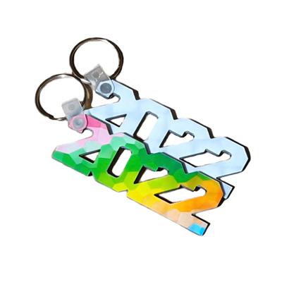 China 3mm Sublimation MDF Qualisub 2022 3mm MDF Keychains Blanks Double Sided Printing In 3.7x1.35inch for sale