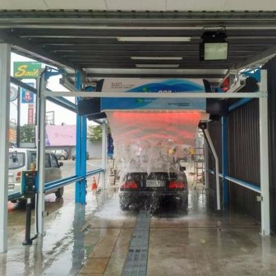 China Leisuwash 360 stainless steel robot computer car wash system used for gas station for sale