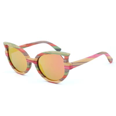 China Fashion Sunglasses Color Cat Cae Eye Butterfly Sun Metal Oversized Clear Frame Fashion Glass Women 2020 New Gradient for sale