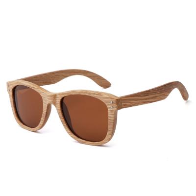 China Against Sun's Ultraviolet Rays 2020 Fashionable Vintage Bamboo Wood UV Proof Sunglasses for sale