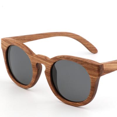 China 2020 Fashion Sunglasses Square Square Men Women Bamboo Wooden Vintage Round Eyewear Glass Frame for sale