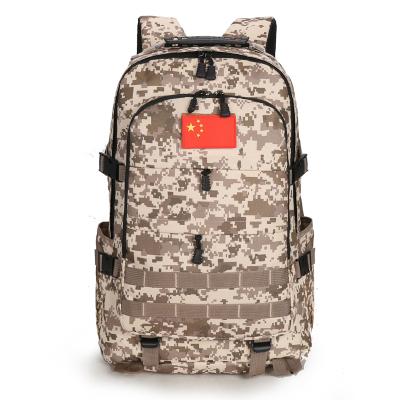 China Anti-theft Outdoor Camouflage Oxford Army Military Rucksack Waterproof Camping Hiking Tactical Backpack for sale