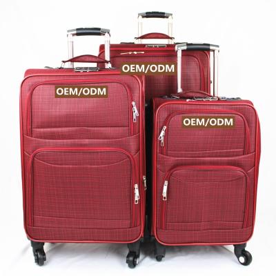 China Custom Oxford A-LAMBDA ODM ODM Wheeled Trolley Bags Custom Fit Luggage Manufacturer Unique 4pcs 3 Pcs Travel Luggage Sets for sale