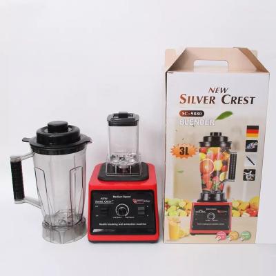 China 3L Multifunctional 8000w 2 in 1 High Power Blender SILVER CREST Multifunctional Food Grinder Juice Maker Home Electric Blender for sale