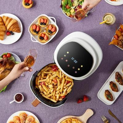 China Hotel Reports 8 Liter Consumer's Best Mini Rack Without Oil Hot As Seen As Oil Free Silver Peak Air Fryer for sale