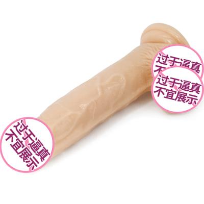 China Dildos For Women 4 Sizes Natural Flesh Strapon Dildos With Suction Cup, Women G Spot Vaginal Anal Prostate Play Sex Tool Kit Realistic Dildo for sale