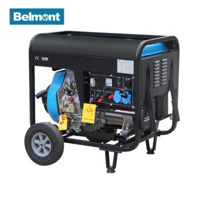 China BD-8000 6KW 7KW Portable Generator Diesel Air Cooled Open Frame Portable Diesel Generator Set for sale