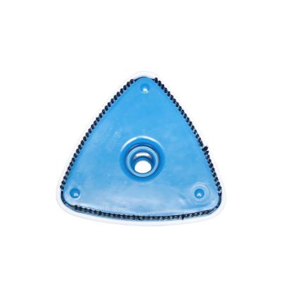 China BS-023-T Pool Triangle Eco-friendly Cleaning Tools Vacuum Triangle Suction Head Head Brush Cleaner For Pool Clean for sale