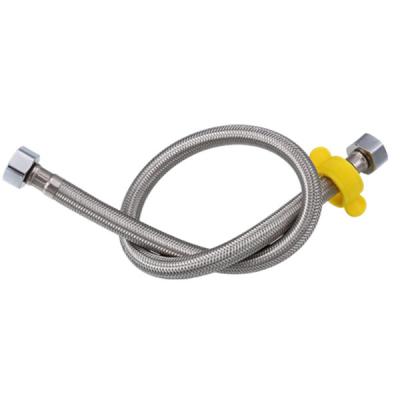 China Modern Woven 1/2 Stainless Steel 304 Thread Flexible Metal Faucet Water Supply Hose 60cm for sale