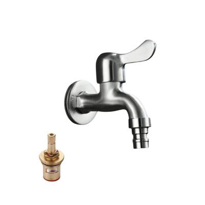 China Modern Washing Machine Water Faucet 304 Stainless Steel Bathroom Washing Machine Water Faucets Mop Pool Faucet for sale