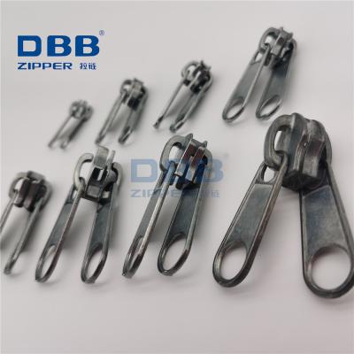 China Nickel Free Double Sided Reversible Metal Zipper Puller Slider for sale