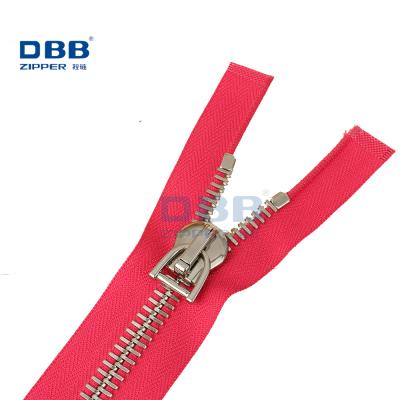 China Automatic Lock Factory Direct Brass Zipper Metal Bronze Pull For Home Textile for sale