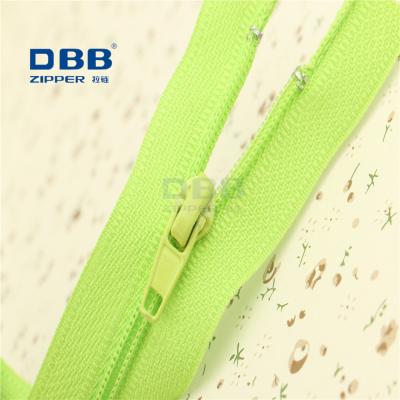 China Auto Lock High Quality #3#5 Metal Zipper Nickel Nylon Teeth Iron Material Close End Zipper For Garment Jacket Bags for sale