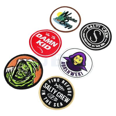 China Design Customized Viable Customized Embroidered Patch Badge Embroidery Apparel Patch for sale