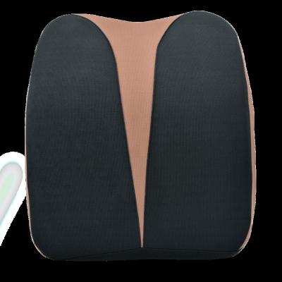 China Comfortable Memory Office Home Lumbar Support Lumbar Support Car Seat Memory Foam Massage Cushion Lumbar Back Cushion for sale